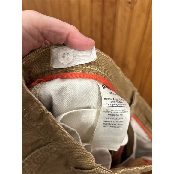 Patagonia kids wornwear Hemp organic cotton work pants medium - Picture 8 of 16